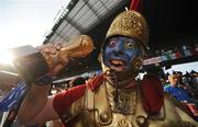 9 June 2008; An Italian fan at the game. UEFA EURO 2008TM, Netherlands v Italy, Stade de Suisse, Berne, Switzerland. Picture credit; Paul Mohan / SPORTSFILE