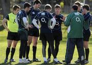 10 June 2008; Ireland's captain Brian O'Driscoll addresses players during Ireland rugby squad training. 2008 Ireland Rugby Summer Tour, Melbourne Grammar School, Melbourne, Australia. Picture credit: Martin Philbey / SPORTSFILE