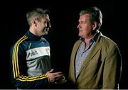6 May 2015; Donegal manager Rory Gallagher, left, and Cavan manager Terry Hyland at the launch of the 2015 Ulster GAA Football Senior Championships. Abbey Hotel, Donegal. Picture credit: Oliver McVeigh / SPORTSFILE