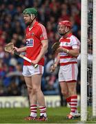 3 May 2015; Cork's Cormac Murphy and goalkeeper Anthony Nash. Allianz Hurling League, Division 1 Final, Cork v Waterford. Semple Stadium, Thurles, Co. Tipperary. Picture credit: Ray McManus / SPORTSFILE