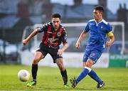 8 May 2015; Shane Duggan, Limerick FC, in action against Roberto Lopes, Bohemians. SSE Airtricity League Premier Division, Bohemians v Limerick FC, Dalymount Park, Dublin. Picture credit: David Maher / SPORTSFILE