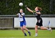 9 May 2015; Linda Wall, Waterford, in action against Laura Anne Laffey, Sligo. TESCO HomeGrown Ladies National Football League, Division 3 Final, Waterford v Sligo. Parnell Park, Dublin. Picture credit: Cody Glenn / SPORTSFILE