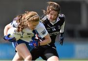 9 May 2015; Emma Murray, Waterford, in action against Katie Walsh, Sligo. TESCO HomeGrown Ladies National Football League, Division 3 Final, Waterford v Sligo. Parnell Park, Dublin. Picture credit: Cody Glenn / SPORTSFILE