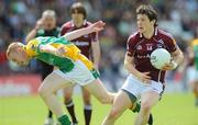 15 June 2008; Michael Meehan, Galway, in action against Michael McGuinness, Leitrim. GAA Football Connacht Senior Championship Semi-Final, Galway v Leitrim, Pearse Stadium, Galway. Picture credit: Ray Ryan / SPORTSFILE
