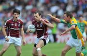 15 June 2008; Cormac Bane, Galway, in action against Shane Foley, Leitrim. GAA Football Connacht Senior Championship Semi-Final, Galway v Leitrim, Pearse Stadium, Galway. Picture credit: Brian Lawless / SPORTSFILE