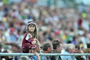 15 June 2008; A Galway fan watches on during the match. GAA Football Connacht Senior Championship Semi-Final, Galway v Leitrim, Pearse Stadium, Galway. Picture credit: Brian Lawless / SPORTSFILE