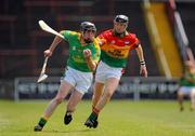 15 June 2008; Niall Hackett, Meath, in action against Edward Coady, Carlow. Kehoe Cup Final, Meath v Carlow, O'Moore Park, Portlaoise, Co. Laois.Picture credit: Ray McManus / SPORTSFILE