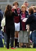15 June 2008; Mathew Clancy, Galway, gets his picture taken by supporters after the game against Leitrim.. GAA Football Connacht Senior Championship Semi-Final, Galway v Leitrim, Pearse Stadium, Galway. Picture credit: Ray Ryan / SPORTSFILE