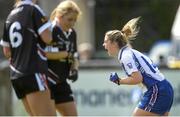 9 May 2015; SinÃ©ad Ryan, Waterford, celebrates scoring her sides first goal. TESCO HomeGrown Ladies National Football League, Division 3 Final, Waterford v Sligo. Parnell Park, Dublin. Picture credit: Piaras Ó Mídheach / SPORTSFILE
