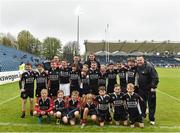 8 May 2015; Cill Dara RFC with Leinster players Rhys Ruddock and Fergus McFadden. Guinness PRO12, Round 21, Leinster v Benetton Treviso, RDS, Ballsbridge, Dublin. Picture credit: Matt Browne / SPORTSFILE