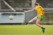 9 May 2015; Niamh McLaughlin, Donegal. TESCO HomeGrown Ladies National Football League, Division 2 Final, Armagh v Donegal. Parnell Park, Dublin. Picture credit: Cody Glenn / SPORTSFILE