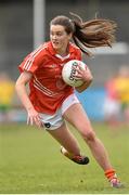 9 May 2015; Aimee Mackin, Armagh. TESCO HomeGrown Ladies National Football League, Division 2 Final, Armagh v Donegal. Parnell Park, Dublin. Picture credit: Cody Glenn / SPORTSFILE