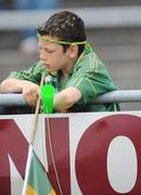 15 June 2008; A young Leitrim supporter feels dejected near the end of the game against Galway. GAA Football Connacht Senior Championship Semi-Final, Galway v Leitrim, Pearse Stadium, Galway. Picture credit: Ray Ryan / SPORTSFILE