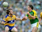 15 June 2008; Declan O'Sullivan, Kerry, in action against John Hayes, Clare. GAA Football Munster Senior Championship Semi-Final, Kerry v Clare, Fitzgerald Stadium, Killarney, Co. Kerry. Picture credit: Stephen McCarthy / SPORTSFILE