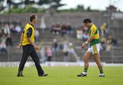 15 June 2008; Paul Galvin, Kerry, leaves the pitch after being sent off by referee Paddy Russell. GAA Football Munster Senior Championship Semi-Final, Kerry v Clare, Fitzgerald Stadium, Killarney, Co. Kerry. Picture credit: Stephen McCarthy / SPORTSFILE