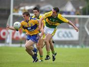 15 June 2008; Sean Collins, Clare, in action against Declan O'Sullivan, Kerry. GAA Football Munster Senior Championship Semi-Final, Kerry v Clare, Fitzgerald Stadium, Killarney, Co. Kerry. Picture credit: Stephen McCarthy / SPORTSFILE