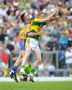 15 June 2008; Colm Cooper, Kerry, in action against Gordon Kelly, Clare. GAA Football Munster Senior Championship Semi-Final, Kerry v Clare, Fitzgerald Stadium, Killarney, Co. Kerry. Picture credit: Stephen McCarthy / SPORTSFILE