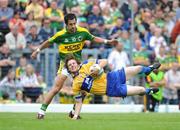 15 June 2008; John Hayes, Clare, in action against Paul Galvin, Kerry. GAA Football Munster Senior Championship Semi-Final, Kerry v Clare, Fitzgerald Stadium, Killarney, Co. Kerry. Picture credit: Stephen McCarthy / SPORTSFILE