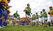 15 June 2008; Kerry captain Paul Galvin leads his side out before the game. GAA Football Munster Senior Championship Semi-Final, Kerry v Clare, Fitzgerald Stadium, Killarney, Co. Kerry. Picture credit: Stephen McCarthy / SPORTSFILE