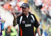15 June 2008;  Armagh manager Peter McDonnell gives instructions on the sideline. GAA Football Ulster Senior Championship Quarter-Final, Cavan v Armagh, Kingspan Breffni Park, Cavan. Picture credit: Oliver McVeigh / SPORTSFILE