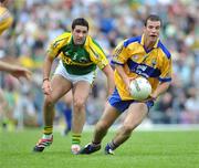 15 June 2008; Laurence Healy, Clare, in action against Bryan Sheehan, Kerry. GAA Football Munster Senior Championship Semi-Final, Kerry v Clare, Fitzgerald Stadium, Killarney, Co. Kerry. Picture credit: Stephen McCarthy / SPORTSFILE