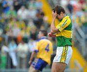 15 June 2008; Eoin Brosnan, Kerry, holds his head after a missed opportunity. GAA Football Munster Senior Championship Semi-Final, Kerry v Clare, Fitzgerald Stadium, Killarney, Co. Kerry. Picture credit: Stephen McCarthy / SPORTSFILE