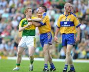 15 June 2008; Colm Cooper, Kerry, and Gordon Kelly, Clare, tussle off the ball. GAA Football Munster Senior Championship Semi-Final, Kerry v Clare, Fitzgerald Stadium, Killarney, Co. Kerry. Picture credit: Stephen McCarthy / SPORTSFILE
