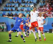 16 June 2008; Dariusz Dudka, Poland, in action against Ivan Klasnic, Croatia. UEFA EURO 2008TM, Poland v Croatia, Worthersee Stadion, Klagenfurt, Austria. Picture credit; Pat Murphy / SPORTSFILE