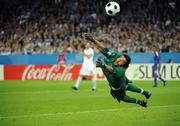 17 June 2008; Gianluigi Buffon, Italy, makes a save during the game. UEFA EURO 2008TM, France v Italy, Letzigrund Stadion, Zurich, Switzerland. Picture credit; Paul Mohan / SPORTSFILE
