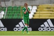 10 May 2015; Jonathan Lunney, Republic of Ireland, after the game. UEFA U17 Championship Finals, Group D, Republic of Ireland v Italy. Stara Zagora, Bulgaria. Picture credit: Pat Murphy / SPORTSFILE
