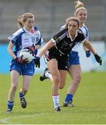 9 May 2015; Aileen Wall, Waterford, supported by team-mate Sinéad Ryan, in action against Bernice Byrne, Sligo. TESCO HomeGrown Ladies National Football League, Division 3 Final, Waterford v Sligo. Parnell Park, Dublin. Picture credit: Piaras Ó Mídheach / SPORTSFILE