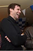 11 May 2015; Former Republic of Ireland International Kevin Kilbane surprised supporters of Liffey Wanderers at The Padraig Pearse pub during the FAI Junior Cup Tour and Community Day. The Padraig Pearse, Pearse Street, Dublin. Picture credit: Cody Glenn / SPORTSFILE