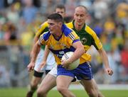 15 June 2008; Graham Kelly, Clare, in action against Mike O'Donoghue, Kerry. Munster Junior Football Championship Semi-Final, Kerry v Clare, Fitzgerald Stadium, Killarney, Co. Kerry. Picture credit: Stephen McCarthy / SPORTSFILE