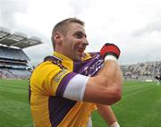 22 June 2008; Matty Forde, Wexford, celebrates at the end of the game. GAA Football Leinster Senior Championship Semi-Final, Laois v Wexford, Croke Park, Dublin. Picture credit: David Maher / SPORTSFILE