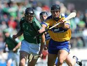 22 June 2008; Donal O'Grady, Limerick, in action against Tony Carmody, Clare. GAA Hurling Munster Senior Championship Semi-Final, Limerick v Clare, Semple Stadium, Thurles, Co. Tipperary. Picture credit: Ray McManus / SPORTSFILE