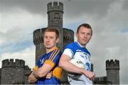 11 May 2015; In attendance at the 2015 Munster GAA Senior Championships Launch are footballers Brian Fox, left, Tipperary, and Thomas O'Gorman, Waterford. Blackrock Castle, Blackrock, Cork. Picture credit: Brendan Moran / SPORTSFILE