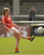 9 May 2015; Kelly Mallon, Armagh. TESCO HomeGrown Ladies National Football League, Division 2 Final, Armagh v Donegal. Parnell Park, Dublin. Picture credit: Piaras Ó Mídheach / SPORTSFILE
