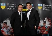 13 May 2015; Munster's Conor Murray, left, and Donncha O'Callaghan in attendance at the Hibernia College IRUPA Rugby Player Awards 2015. Burlington Hotel, Dublin. Picture credit: Brendan Moran / SPORTSFILE