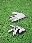 31 May 2008; A general view of gloves lying on the ground. Ladies Football Interprovincial Football tournament final, Munster v Ulster, Pairc Chiarain, Athlone, Co. Westmeath. Picture credit: Stephen McCarthy / SPORTSFILE