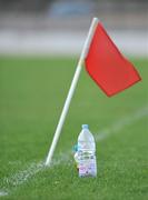 31 May 2008; A general view of a sideline flag and water bottles. Ladies Football Interprovincial Football tournament, Leinster v Ulster, Pairc Chiarain, Athlone, Co. Westmeath. Picture credit: Stephen McCarthy / SPORTSFILE