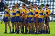 22 June 2008; The Clare team stand for the National Anthem. GAA Hurling Munster Senior Championship Semi-Final, Limerick v Clare, Semple Stadium, Thurles, Co. Tipperary. Picture credit: Ray McManus / SPORTSFILE
