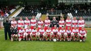 21 June 2008; The Derry squad. Ulster GAA Senior Football Championship Semi Final, Derry v Fermanagh, Healy Park, Omagh, Co. Tyrone. Picture credit: Oliver McVeigh / SPORTSFILE