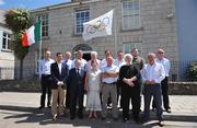 25 June 2008; irish Olympic team managers who met with the Olympic Council of Ireland in preparation of the Beijing Olympic Games, back from left, Martin Burke, Sports Director, OCI, Tom Rafter, Deputy Chef de Mission, OCI, Mike Heskin, Rowing, Dermot Henihan, Chef de Mission, OCI, Steven Martin, CEO, OCI, Frank Campbell, Cycling, Donal O'Halloran, Badminton, and Keith Bewley, Swimming, with front, from left, Richard Stannard, Triathlon, Dermot Sherlock, Honorary General Secretary, OCI, Niala McGarrity, Fencing, Deaglan O Drisceoil, Canoeing, Jim Walsh, Boxing and Patsy McGonigal, Athletics. Olympic House, Harbour Road, Howth. Co. Dublin. Picture credit: Brendan Moran / SPORTSFILE