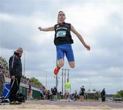 14 May 2015; Sean Carrick, Ballyhaunis CS, Ballyhaunis, Co. Mayo, during the boys senior long jump event at the GloHealth Connacht Schools Track and Field Championships. Athlone IT, Athlone, Co. Westmeath. Picture credit: Sam Barnes / SPORTSFILE