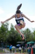 16 May 2015; Kate Taylor, Colaiste Muire, Ennis, Co. Clare, during the Girls Intermediate Long Jump at the GloHealth Munster Schools Track and Field Championships. Cork CIT, Cork. Picture credit: Sam Barnes / SPORTSFILE