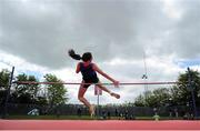 16 May 2015; Fiona Doyle, IS Killorglin, Co. Kerry, during the Girl's Junior High Jump at the GloHealth Munster Schools Track and Field Championships. Cork CIT, Cork. Picture credit: Sam Barnes / SPORTSFILE