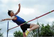 16 May 2015; Fiona Doyle, IS Killorglin, Co. Kerry, during the Girl's Junior High Jump at the GloHealth Munster Schools Track and Field Championships. Cork CIT, Cork. Picture credit: Sam Barnes / SPORTSFILE