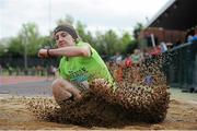 16 May 2015; Sophie Meredith, Newcastle West, Co. Limerick, during the Girls Junior Long Jump at the GloHealth Munster Schools Track and Field Championships. Cork CIT, Cork. Picture credit: Sam Barnes / SPORTSFILE