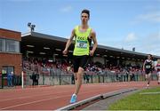 16 May 2015; Conor O'Driscoll, Carrigaline CS, Co. Cork, during the Boys Intermediate 800m at the GloHealth Munster Schools Track and Field Championships. Cork CIT, Cork. Picture credit: Sam Barnes / SPORTSFILE