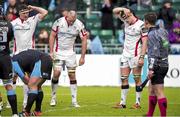 16 May 2015; Ulster players look dejected after the final whistle. Guinness PRO12, Round 22, Glasgow Warriors v Ulster, Scotstoun Stadium, Glasgow, Scotland. Picture credit: Craig Watson / SPORTSFILE